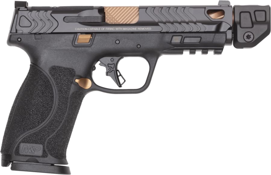 Smith & Wesson M&P9 M2.0 OR COMP TALO 9mm Luger Pistol, 17+1 & 23+1 rd, 4.869" barrel, Black