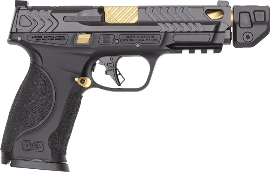 Smith & Wesson M&P9 M2.0 Metal OR COMP TALO 9mm Luger Pistol, 17+1 & 23+1 rd, 4.869" barrel, Black