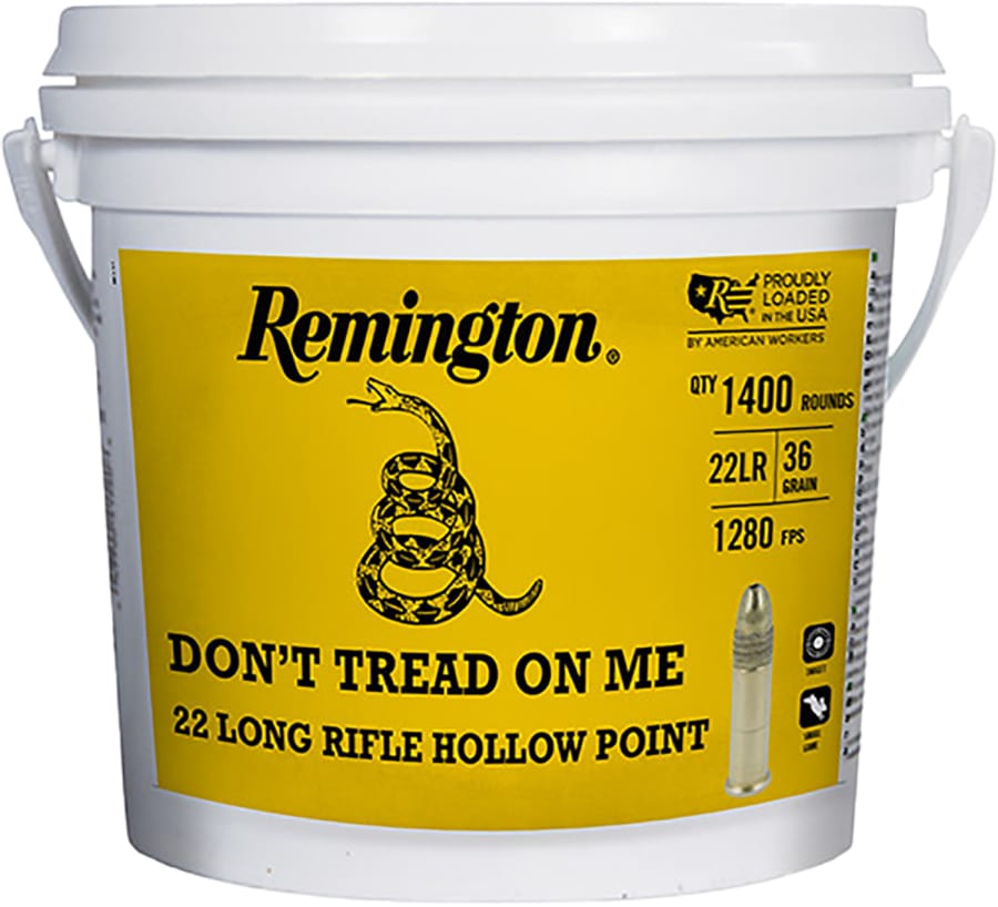 Remington Golden Bullet 22 Lr, 36 gr Plated Hollow Point, 1400 rounds (Model 21279)
