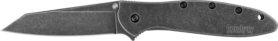 Kershaw Random Leek Blkwsh 3 Reverse