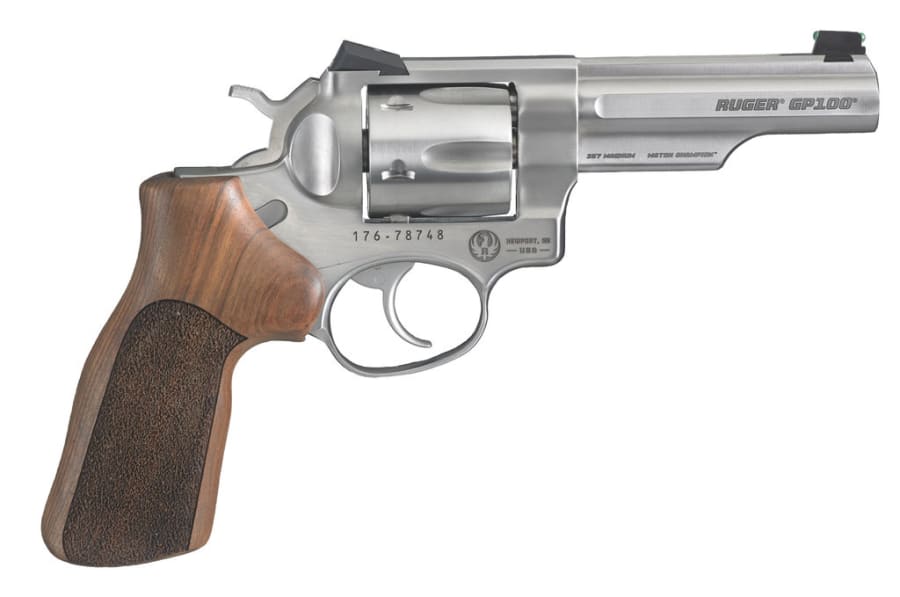 Ruger GP100 Match Champion 357 Mag Revolver, 6 rd, 4.2" barrel, Stainless Steel (Model 01754)