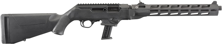 Ruger PC Carbine 9mm Luger Semi-Automatic Rifle, 17+1 rd, 16.12" barrel, Black (Model 19115)