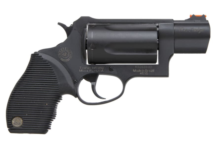 Taurus 45-410 Judge Public Defender 45 Colt/410 Bore Revolver, 5 rd, 2" barrel, Black (Model 2-441031TC)