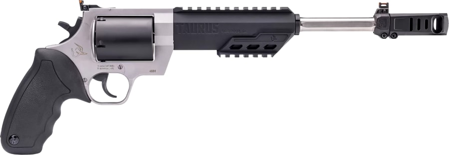 Taurus Raging Hunter Long Barrel 460 S&W Mag Revolver, 5 rd, 10.5" barrel, Black/Stainless Steel