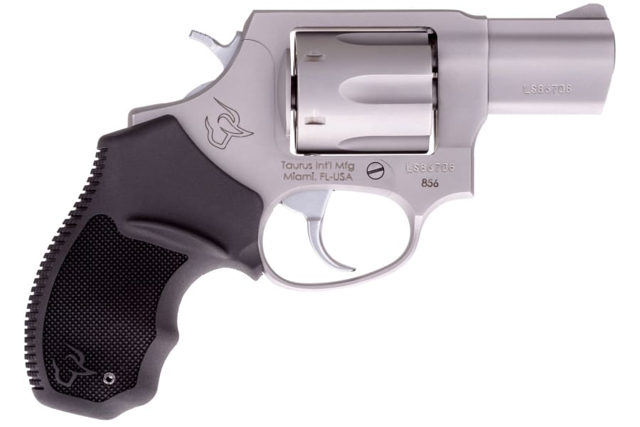 Taurus 856 38 Spl Revolver, 6 rd, 2" barrel, Stainless Steel (Model 2-85629)