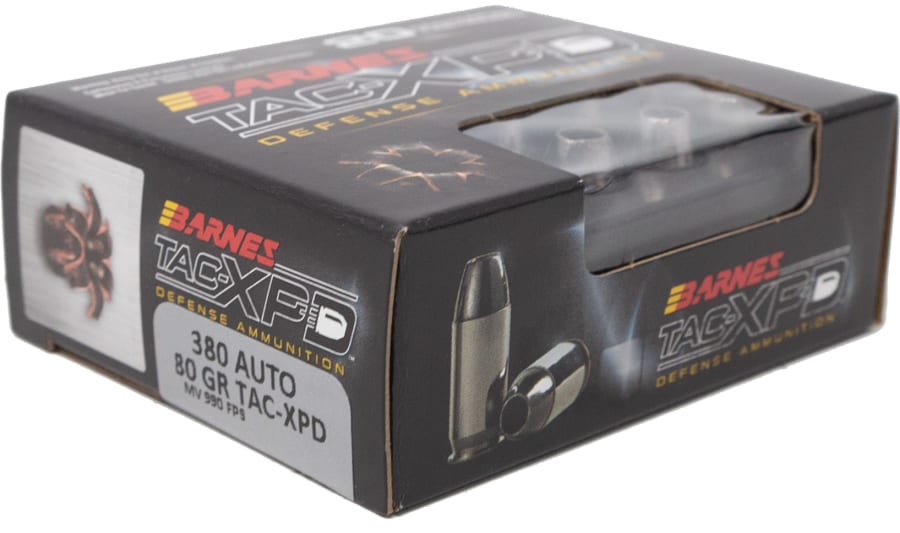 Barnes 380 Auto, 80 gr TAC-XP, 20 rounds