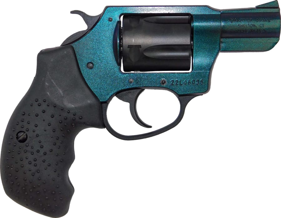 Charter Arms Chameleon 38 Spl Revolver, 5 rd, 2" barrel, Blue/Green