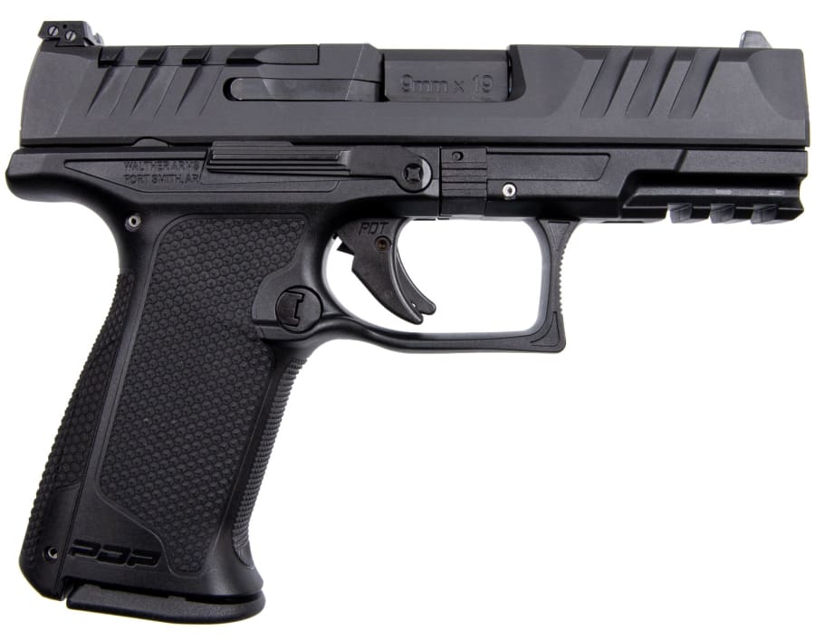 Walther Arms PDP F Series Optic Ready 9mm Luger Pistol, 15+1 rd, 4" barrel, Black