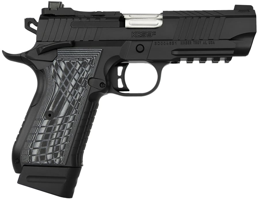 Kimber KDS9C 9mm Luger Pistol, 18+1, 15+1 rd, 4" barrel, Optic Ready, Black