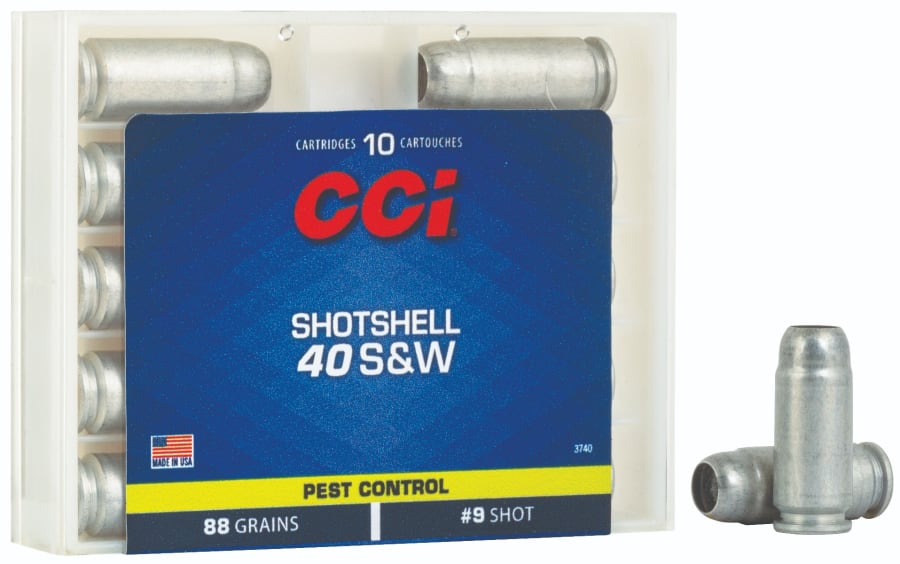 CCI Shotshell 40 S&w, 88 gr 9 Shot, 10 rounds