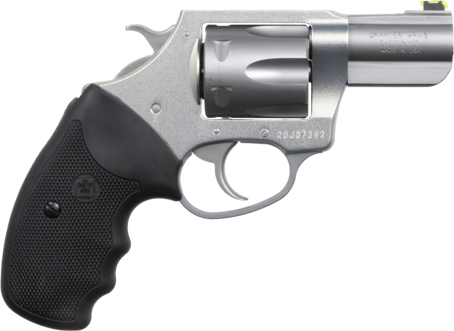 Charter Arms The Undercover 2 38 Spl Revolver, 6 rd, 2.2" barrel, Stainless Steel