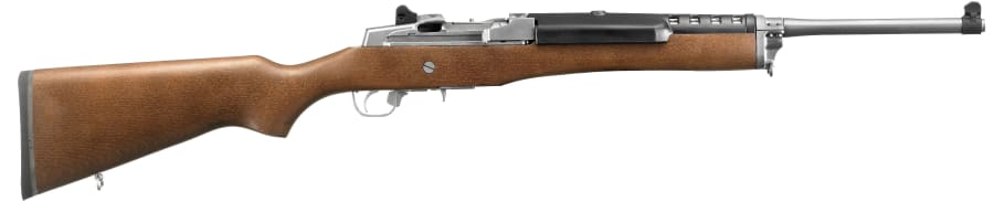 Ruger Mini-14 Ranch 5.56 NATO Semi-Automatic Rifle, 5+1 rd, 18.5" barrel, Stainless Steel (Model 05802)