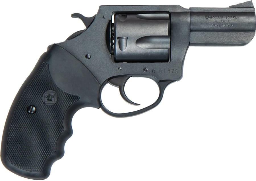 Charter Arms Bulldog 44 S&W Spl Revolver, 5 rd, 2.5" barrel, Black (Model 64420)