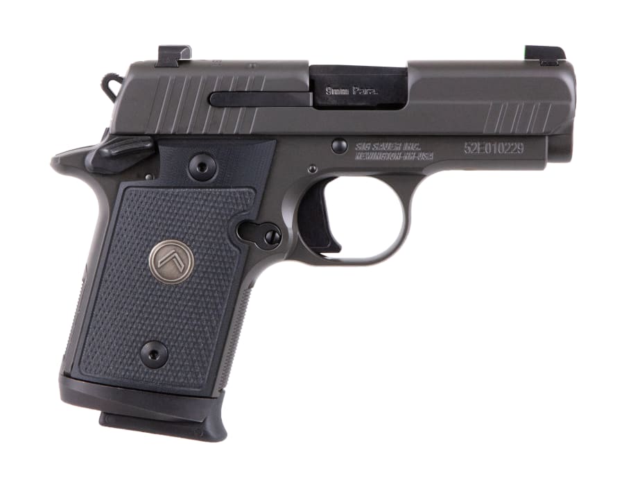 Sig Sauer P938 Legion 9mm Luger Pistol, 7+1 rd, 3" barrel, Gray (Model 938-9-LEGION)