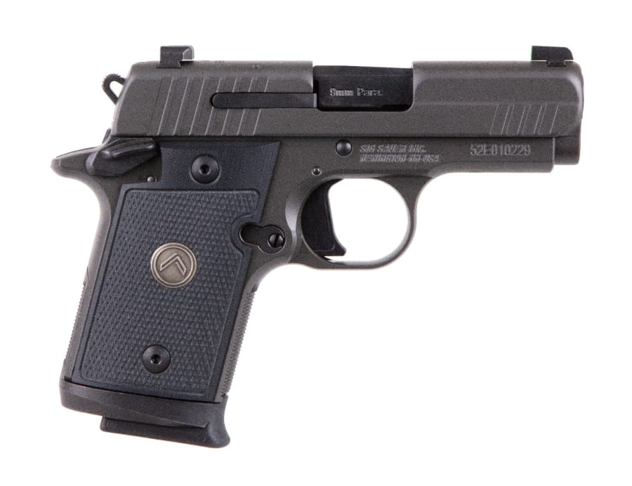 Sig Sauer P938 Legion 9mm Luger Pistol, 7+1 rd, 3" barrel, Gray (Model 938M-9-LEGION)