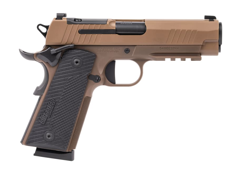 Sig Sauer 1911 XCarry 45 Auto Pistol, 8+1 rd, 4.25" barrel, Brown