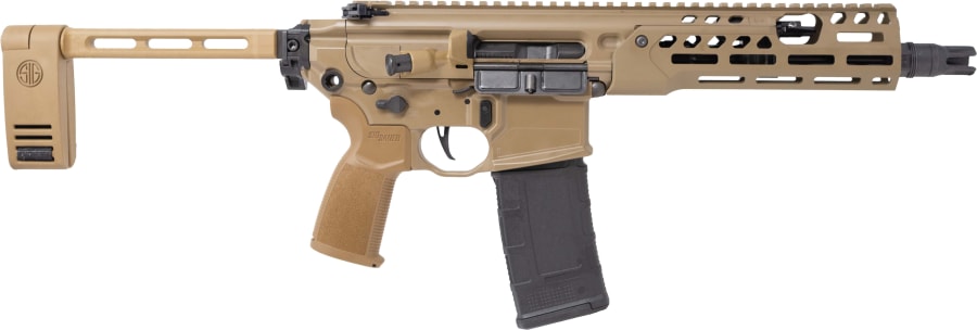 Sig Sauer MCX SPEAR-LT 300 Blk Pistol, 30+1 rd, 9" barrel, Brown