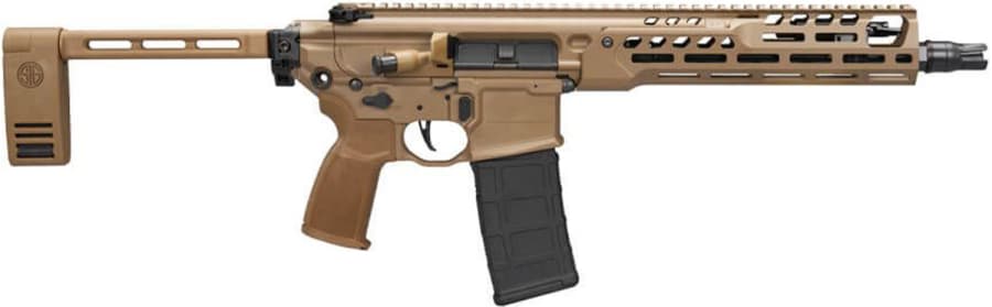 Sig Sauer MCX SPEAR-LT 5.56 NATO Pistol, 10+1 rd, 11.5" barrel, Brown