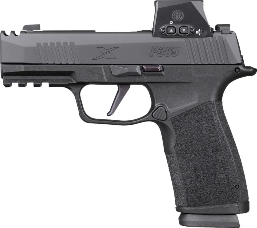 Sig Sauer P365-XMacroComp Romeo-X SIGLOC 9mm Luger Pistol, 10+1 rd, 3.1" barrel, Black