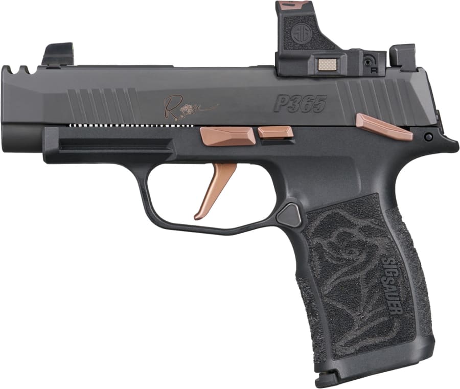 Sig Sauer P365XL RoseComp RS Manual Sfty 9mm Luger Pistol, 12+1 rd, 3.1" barrel, Black