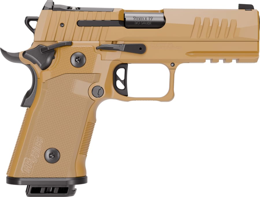 Sig Sauer P211 GT4 Coyote 9mm Luger Pistol, 21+1, 17+1 rd, 4.2" barrel, Brown