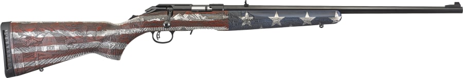 Ruger American Rimfire Heartland 22 LR Bolt Action Rifle, 10+1 rd, 22" barrel, Blue, Talo Edition