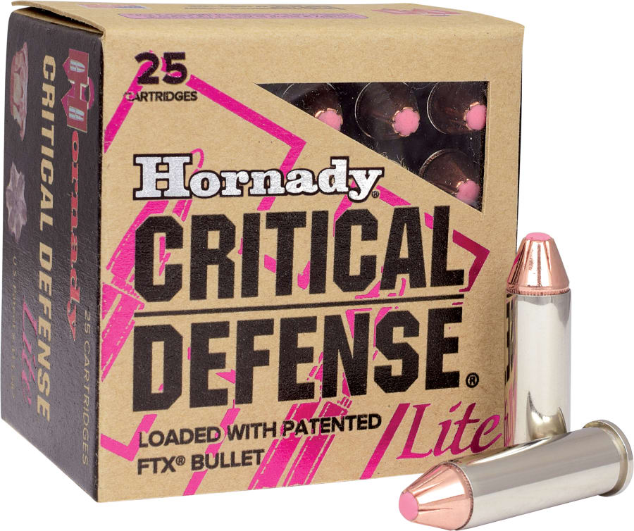 Hornady Critical Defense 38 Spl, 90 gr Flex Tip Expanding, 25 rounds