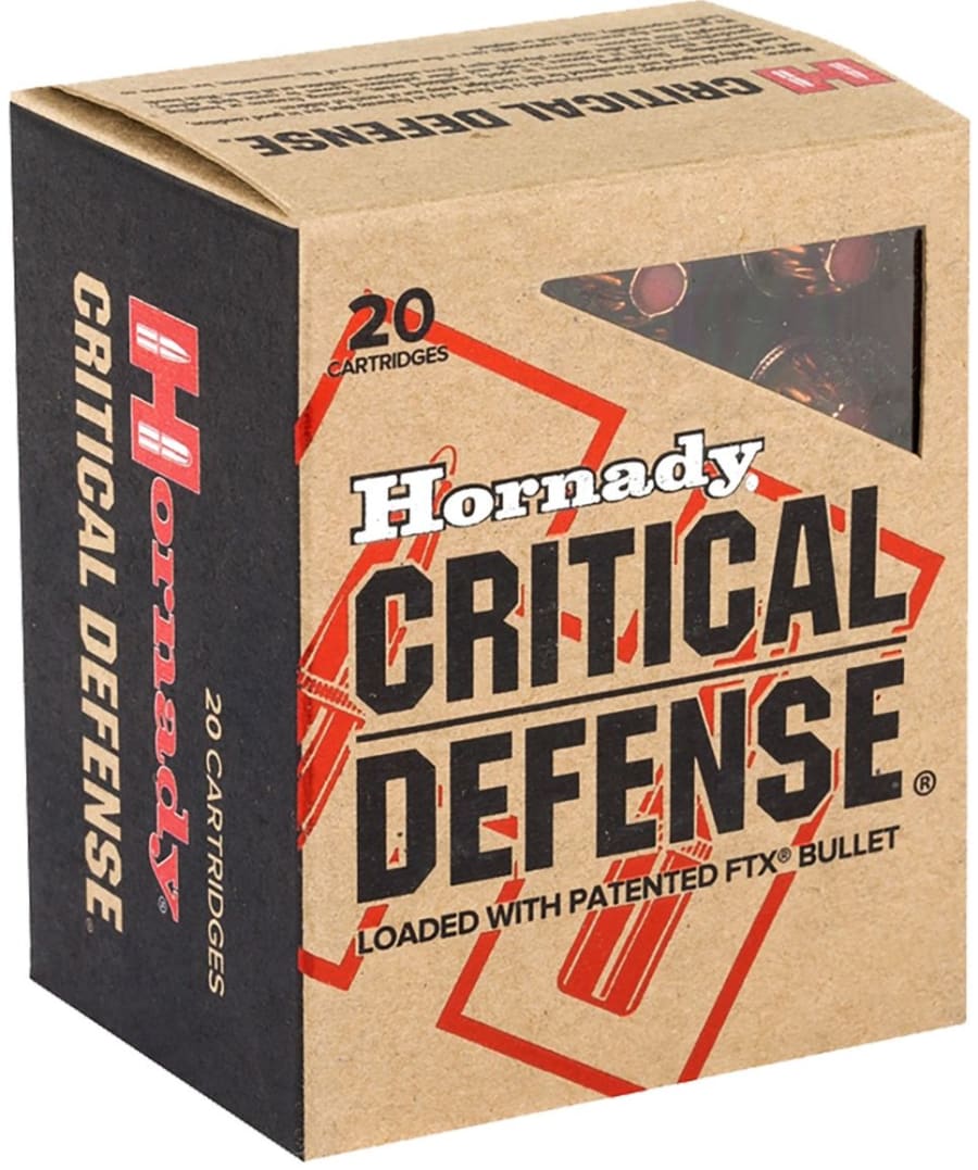Hornady Critical Defense 44 S&W Spl, 165 gr Flex Tip Expanding, 20 rounds