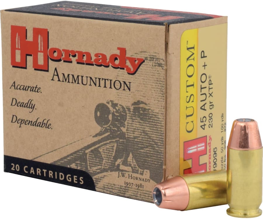 Hornady Custom 45 Auto, 230 gr Extreme Terminal Performance, 20 rounds