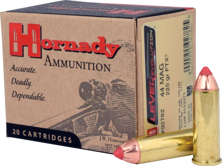 Hornady Leverevolution 44 Rem Mag, 225 gr Flex Tip Expanding, 20 rounds