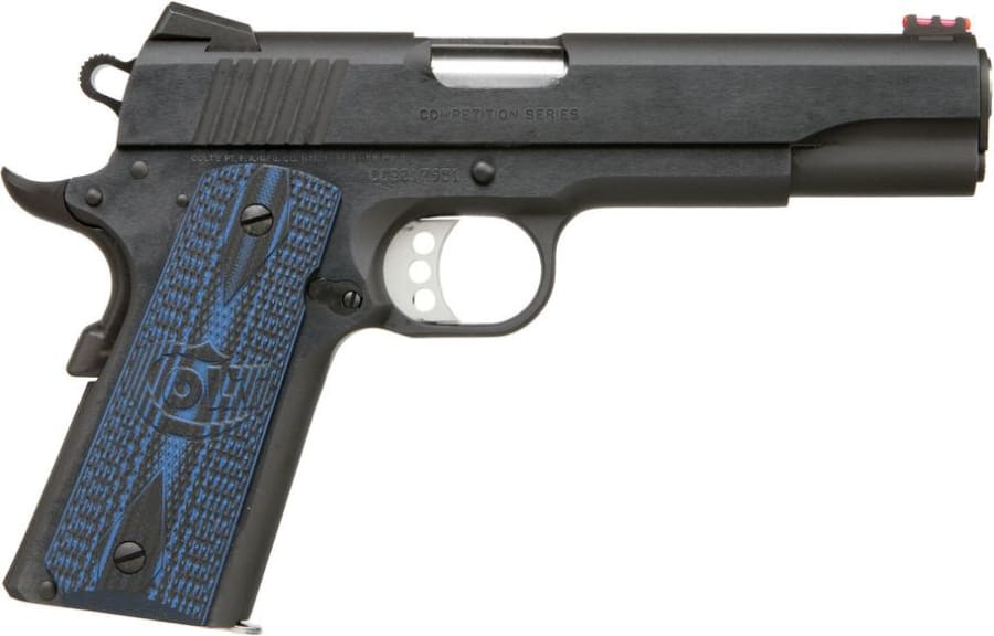 Colt Competition Government 45 Auto Pistol, 8+1 rd, 5" barrel, Blue