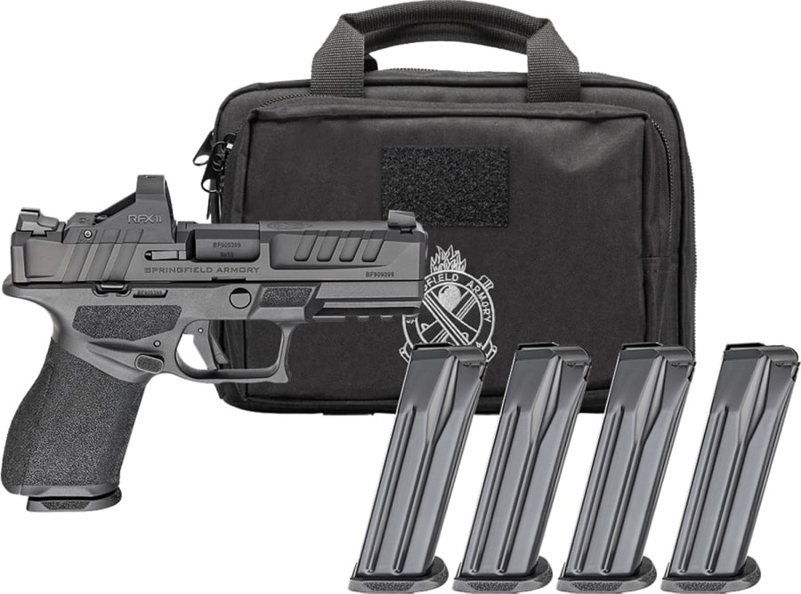 Springfield Armory USA Echelon 4.0 Compact 9mm Luger Pistol, 15+1 rd, 4" barrel, Black