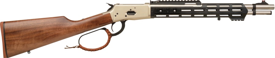 GForce Arms Saddlehorn Tactical 357 Mag Lever Action Rifle, 8+1 rd, 16.5" barrel, Nickel (Model GFLVR357WXN)