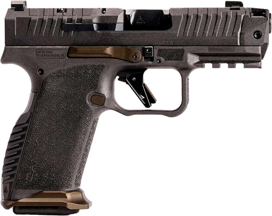Canik Prime Radian 9mm Luger Pistol, 17+1 rd, 3.8" barrel, Gray (Model HG8611G-N)