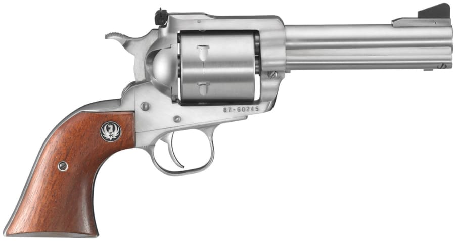 Ruger Super Blackhawk 44 Rem Mag Revolver, 6 rd, 4.62" barrel, Stainless Steel