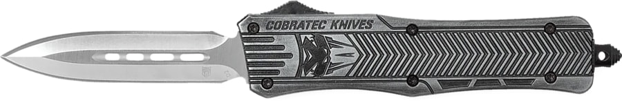 CobraTec Medium CTK-1 Stonewash Dagger, Automatic OTF