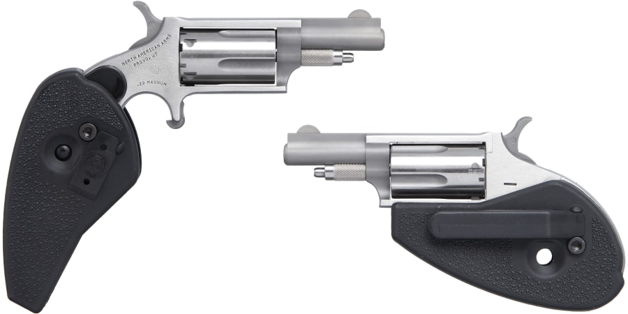 North American Arms Mini-Revolver 22 WMR, 5 rd, 1.625" barrel, Stainless Steel (Model NAA-22M-HG)