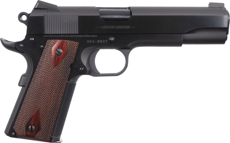 Colt Government 1911 Limited 45 Auto Pistol, 7+1 rd, 5" barrel, Blue