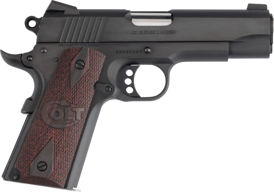 Colt Combat Commander 38 Super Auto +P Pistol, 9+1 rd, 4.25" barrel, Blue