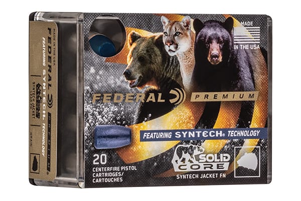 Federal 357 Mag, 180 gr Solid Core Syntech, 20 rounds