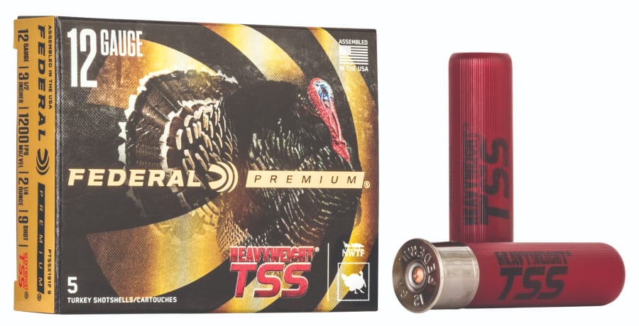 Federal Heavyweight TSS 12 Gauge, 3.5" shell, size 9 shot, 5 rounds