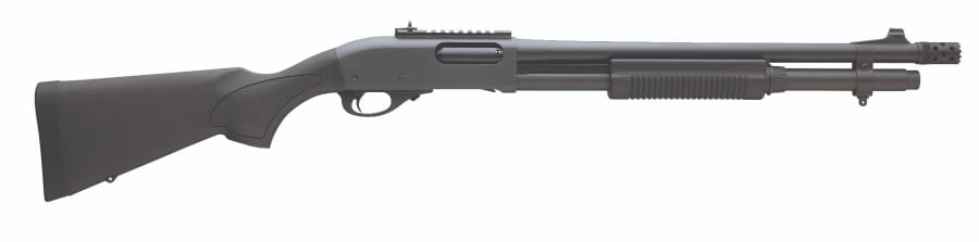 Remington 870 Express Tactical 12 Gauge Pump Action Shotgun, 6+1 rd, 18.5" barrel, Black (Model R81198)