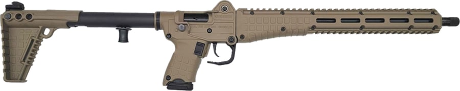 Kel-Tec Sub-2000 Gen 3 TAN 9mm Luger Semi-Automatic Rifle, 15+1 rd, 16.1" barrel, Black/Brown