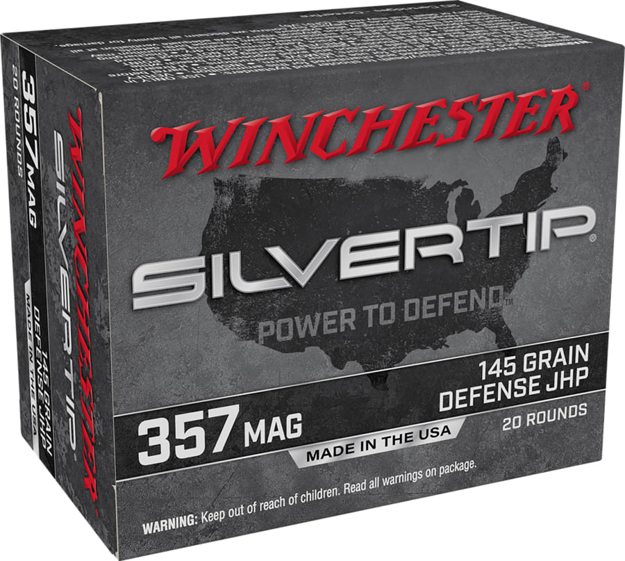Winchester 357 Mag, 145 gr Silvertip HP, 20 rounds