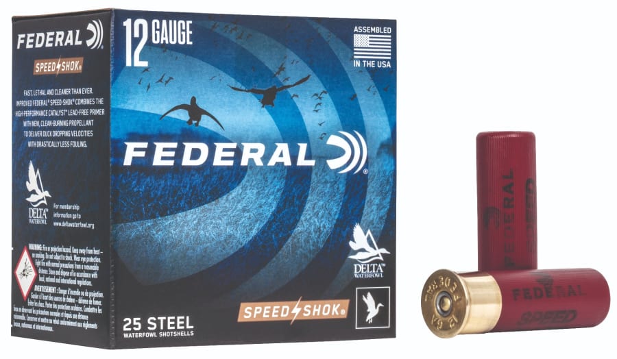 Federal Speed-Shok 12 Gauge, 3" shell, size BB shot, 25 rounds (Model WF143 BB)
