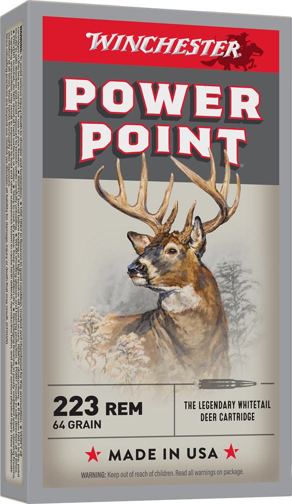 Winchester 223 Rem, 64 gr Power-Point, 20 rounds