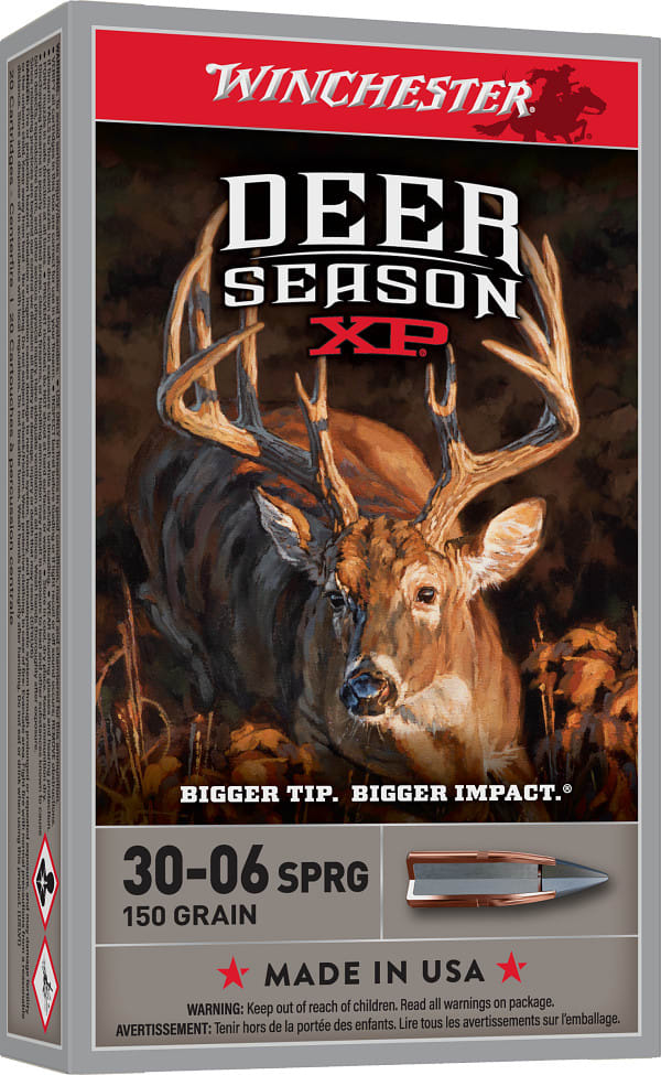 Winchester Deer Season XP 30-06 Sprg, 150 gr Extreme Point Polymer Tip, 20 rounds