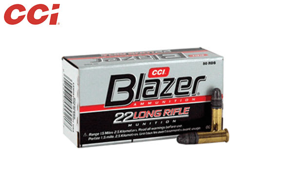 CCI Blazer 22 Lr, 40 gr Lead Round Nose, 50 rounds