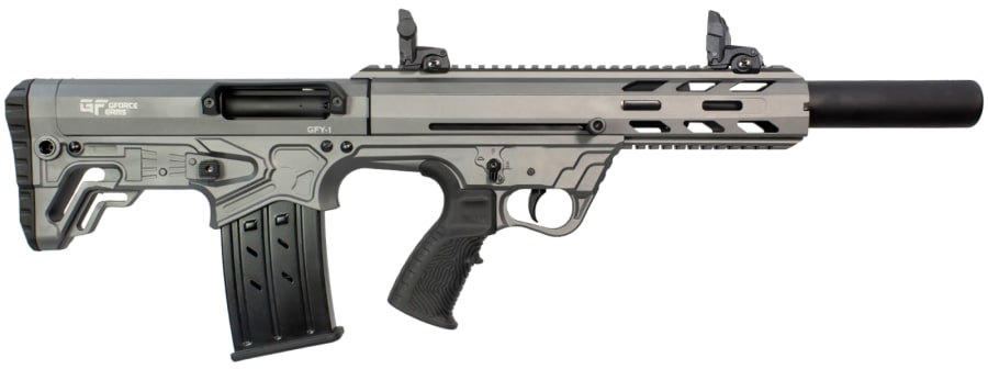 GForce Arms GFY-1 12 Gauge Semi-Automatic Shotgun, 5+1 rd, 18.5" barrel, Grey