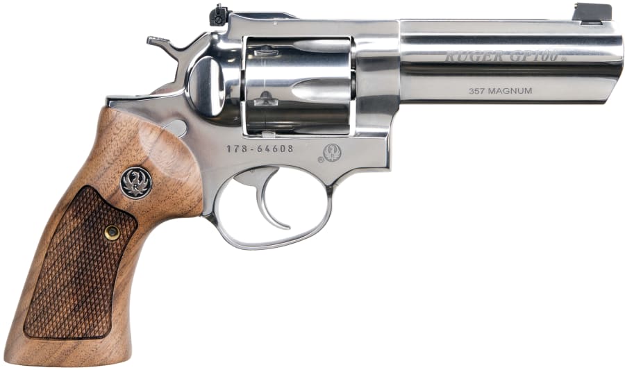 Ruger GP100 357 Mag Revolver, 6 rd, 4.2" barrel, Stainless